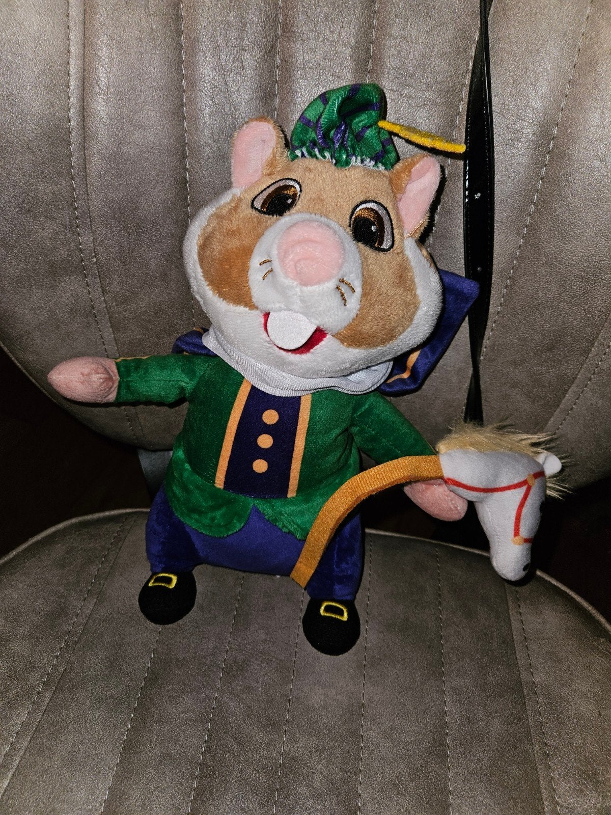 Hamster knuffel Piet met stokpaardje, Overige merken, Hamster, Ophalen of Verzenden, Zo goed als nieuw