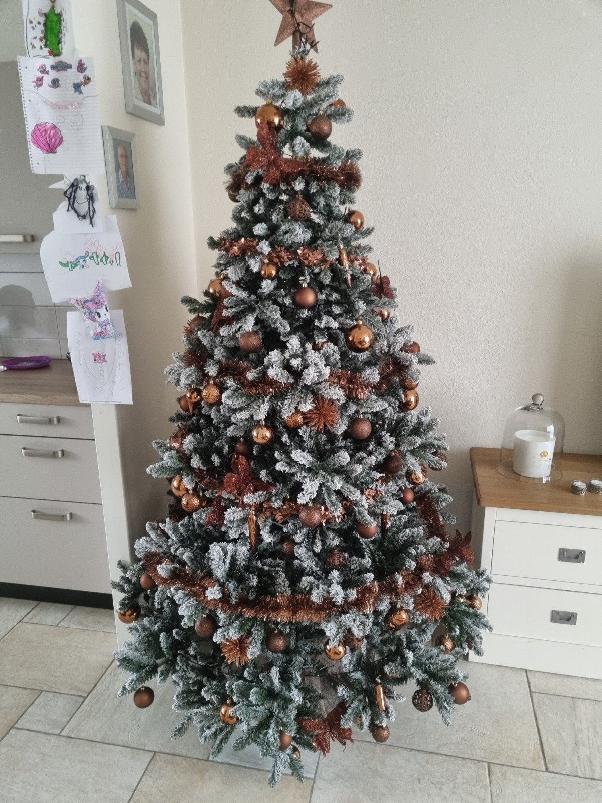 Black Box kerstboom FISS Green 215 cm met kunstsneeuw + acce, Diversen, Ophalen, Nieuw