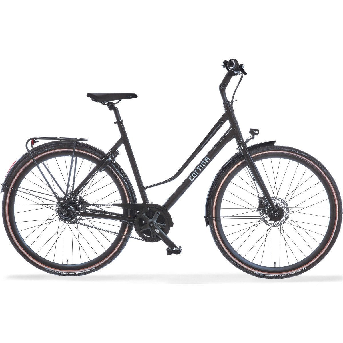 CORTINA Mozzo Dames Black Brown 56cm Dames, Fietsen en Brommers, Fietsen | Dames | Damesfietsen, -, -, Versnellingen, Nieuw