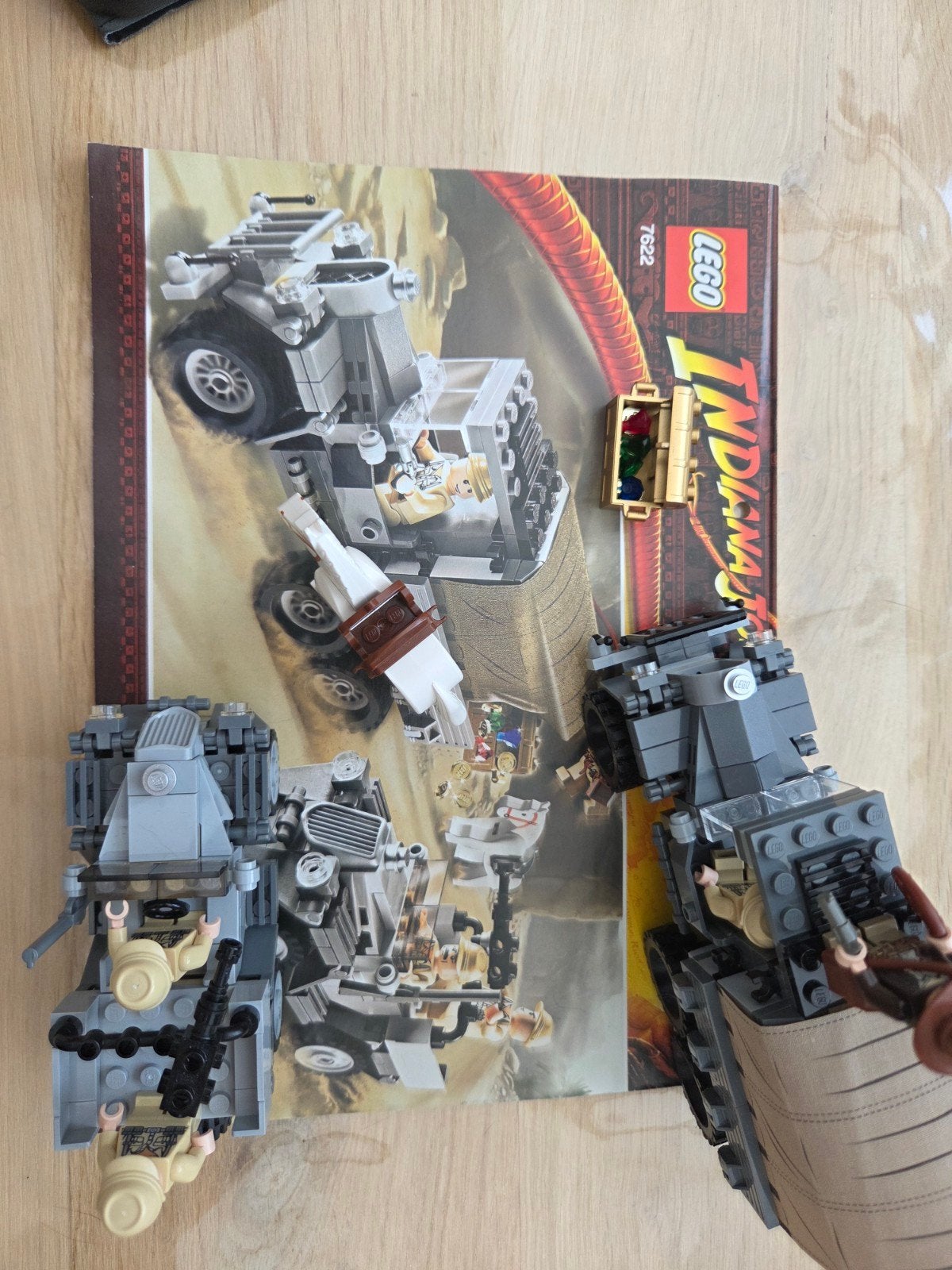 lego indiana jones set 7622, Kinderen en Baby's, Speelgoed | Duplo en Lego, Ophalen of Verzenden, Gebruikt