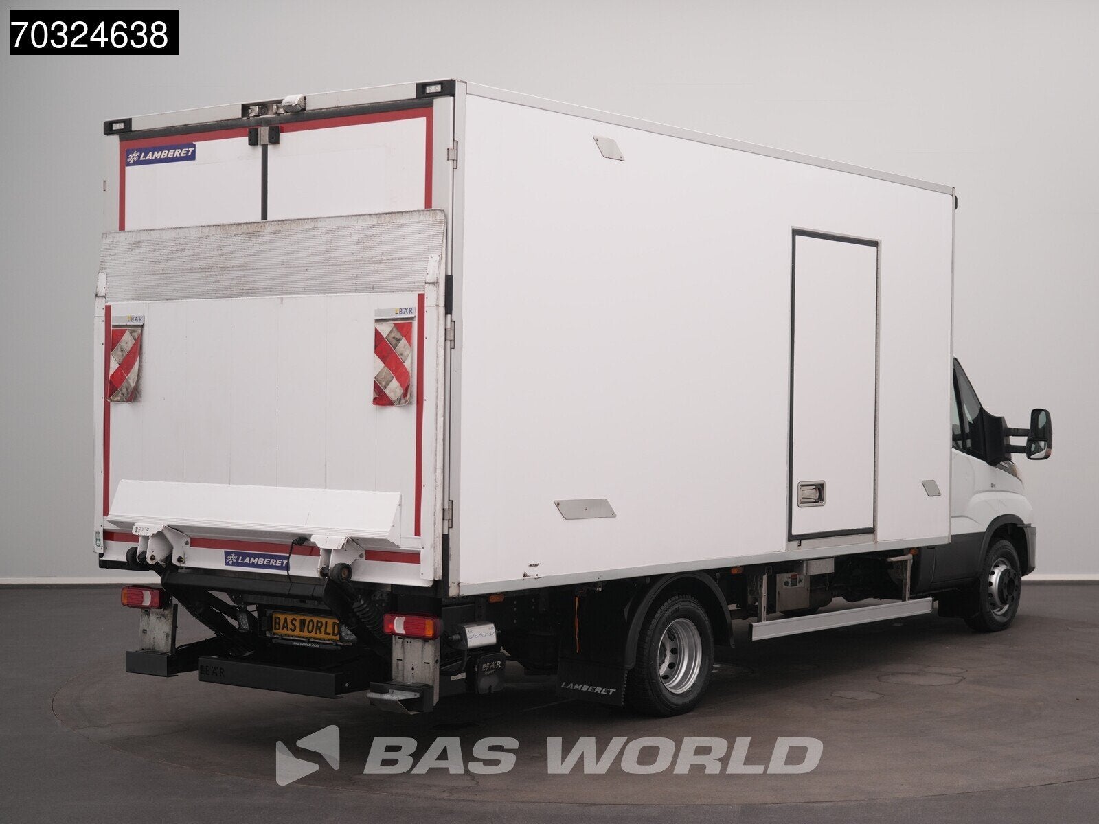 Iveco Daily 72C21 3.0L Automaat Lamberet Laadklep Koelwagen, Automaat, Stof, Gebruikt, Euro 6