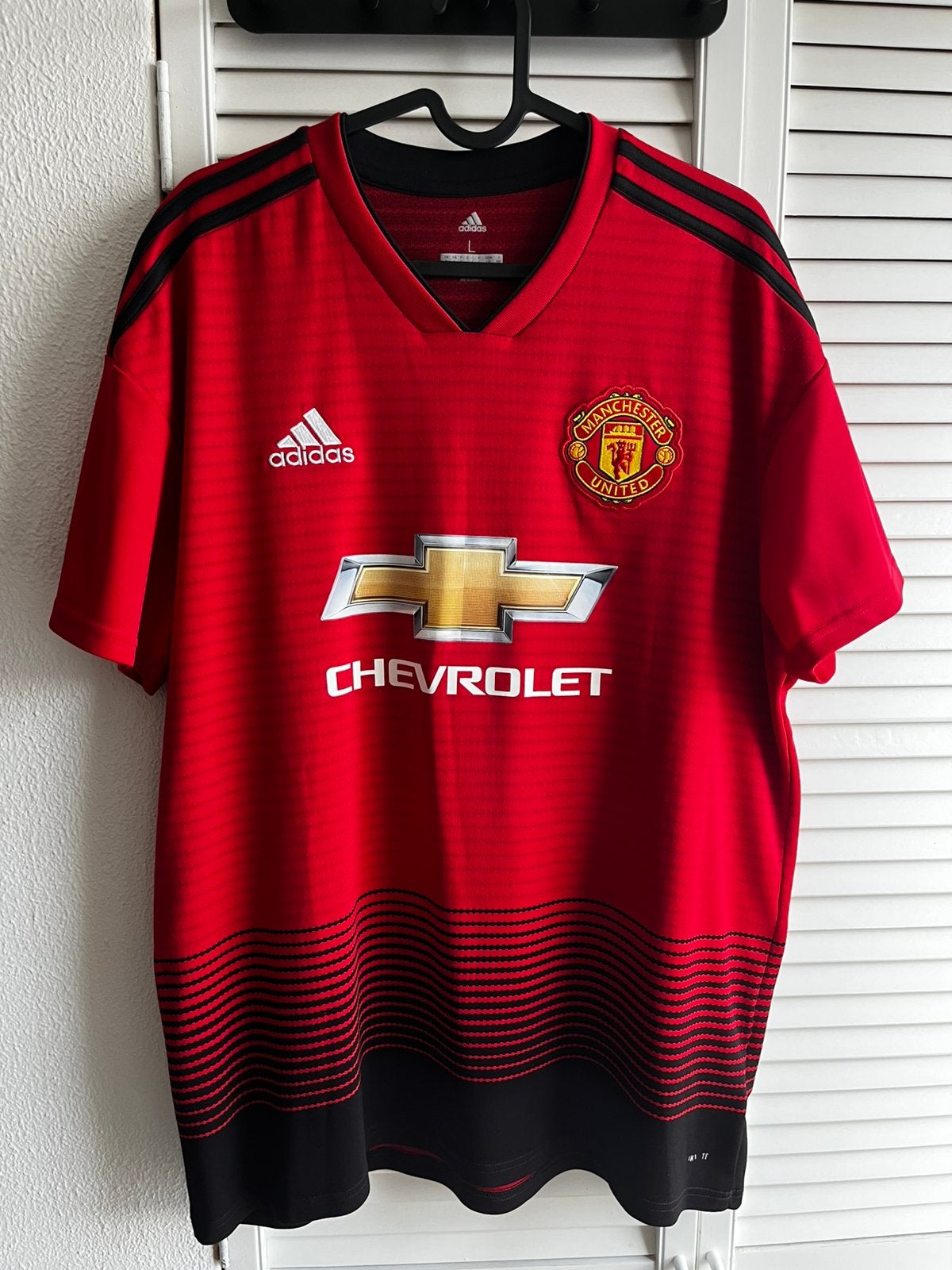 Manchester United 2018/2019, Maat L, Ophalen of Verzenden, Gebruikt, Shirt