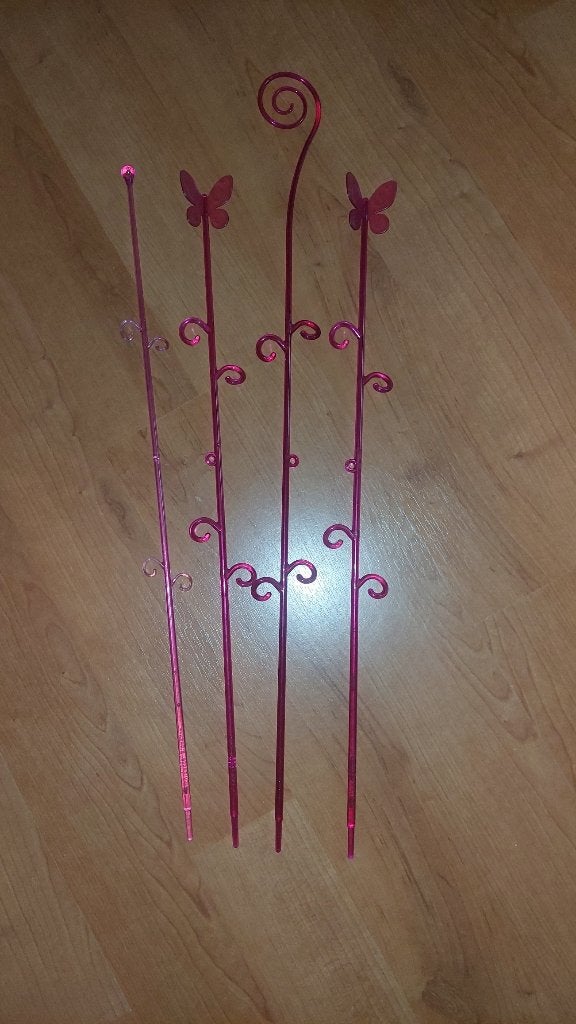 decoratieve roze plantenstokken voor orchidee (4 stuks), Ophalen of Verzenden, Overige soorten, Halfschaduw, Minder dan 100 cm