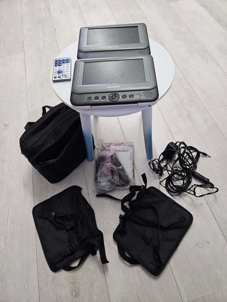 Salora Twin DVD speler auto, Audio, Tv en Foto, Dvd-spelers, Ophalen of Verzenden, Overige merken