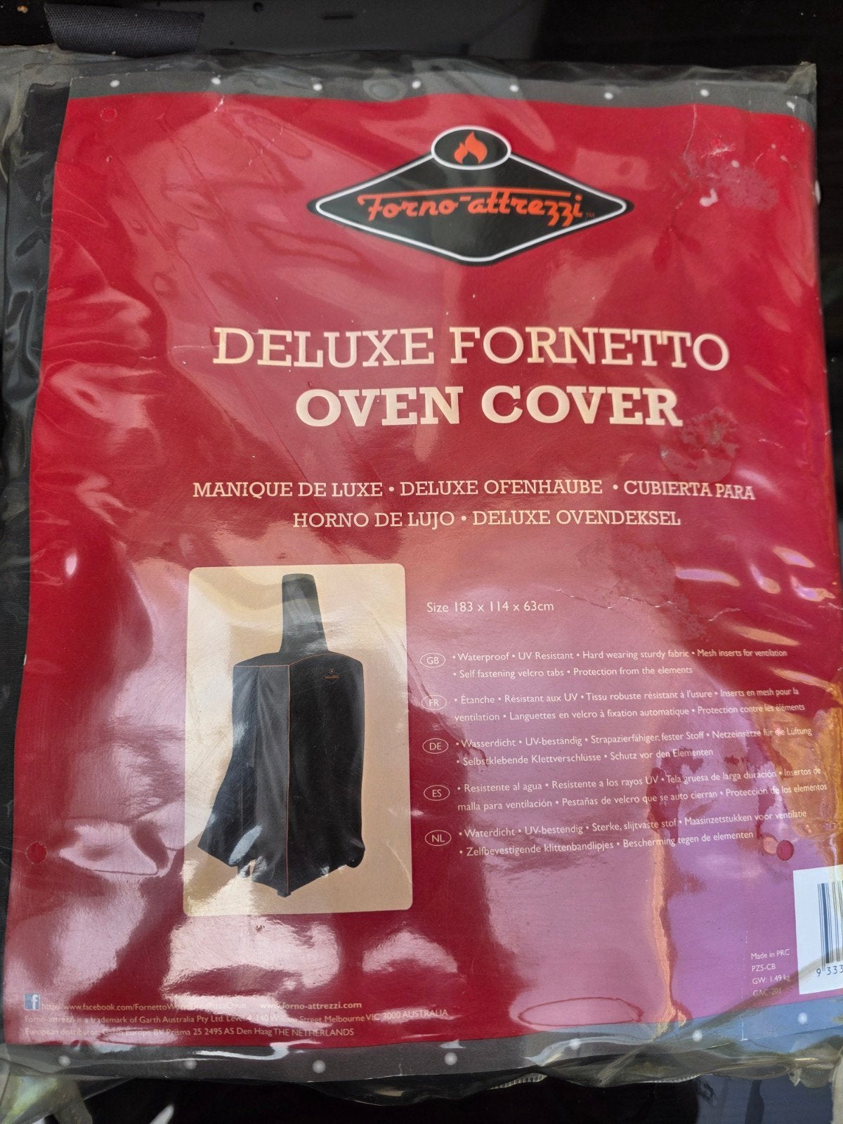 Forno Attrezzi Deluxe Fornetto Oven Cover - Nieuw, Ophalen of Verzenden, Nieuw, Forno Attrezzi