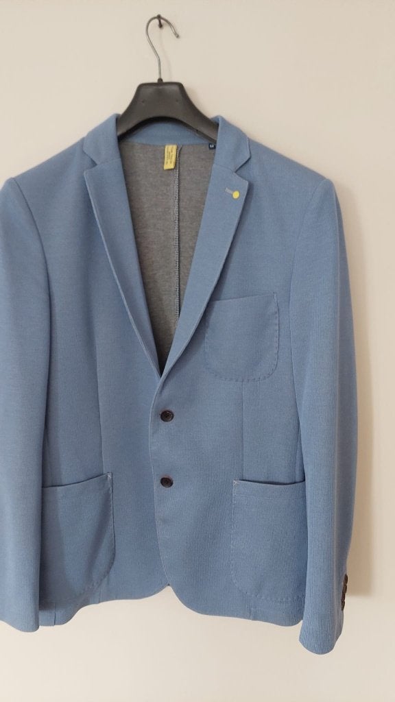 Prachtige Colbert / blazer - 54 Tom Tailor, Kleding | Heren, Maat 52/54 (L), Blauw, Tom Tailor, Ophalen of Verzenden