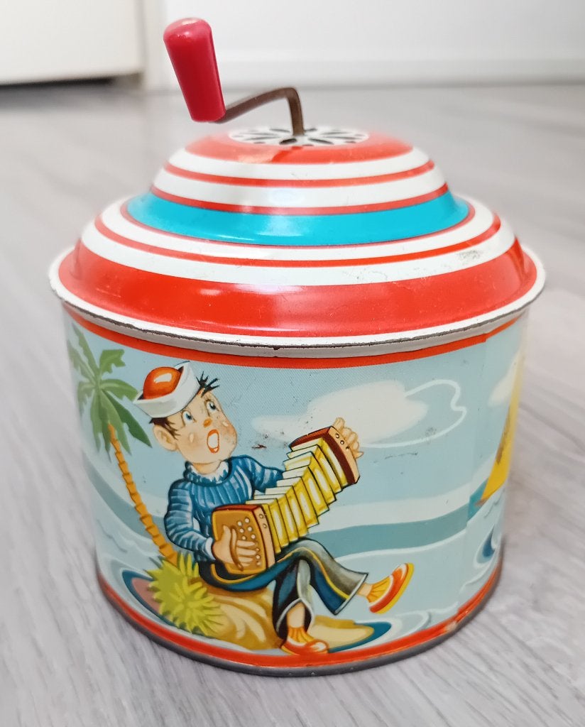 Vintage Duitse muziekdoos uit de jaren 1950, Verzenden, Gebruikt