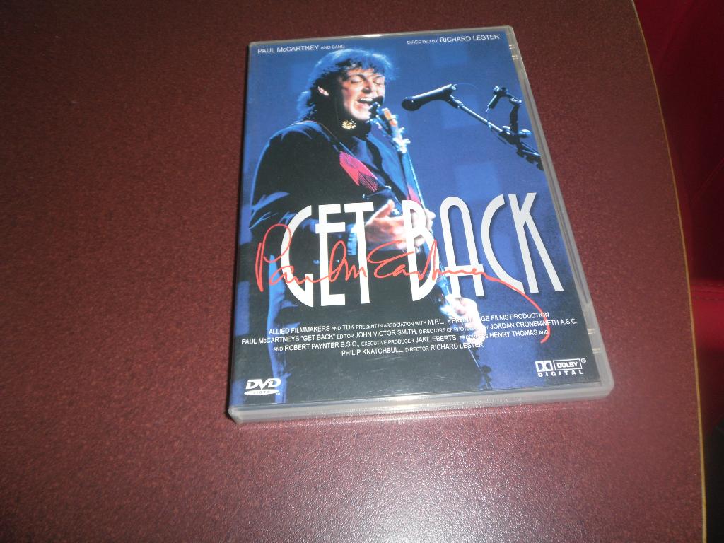 dvd get back, paul mccartney and band, Alle leeftijden, Ophalen of Verzenden, Zo goed als nieuw