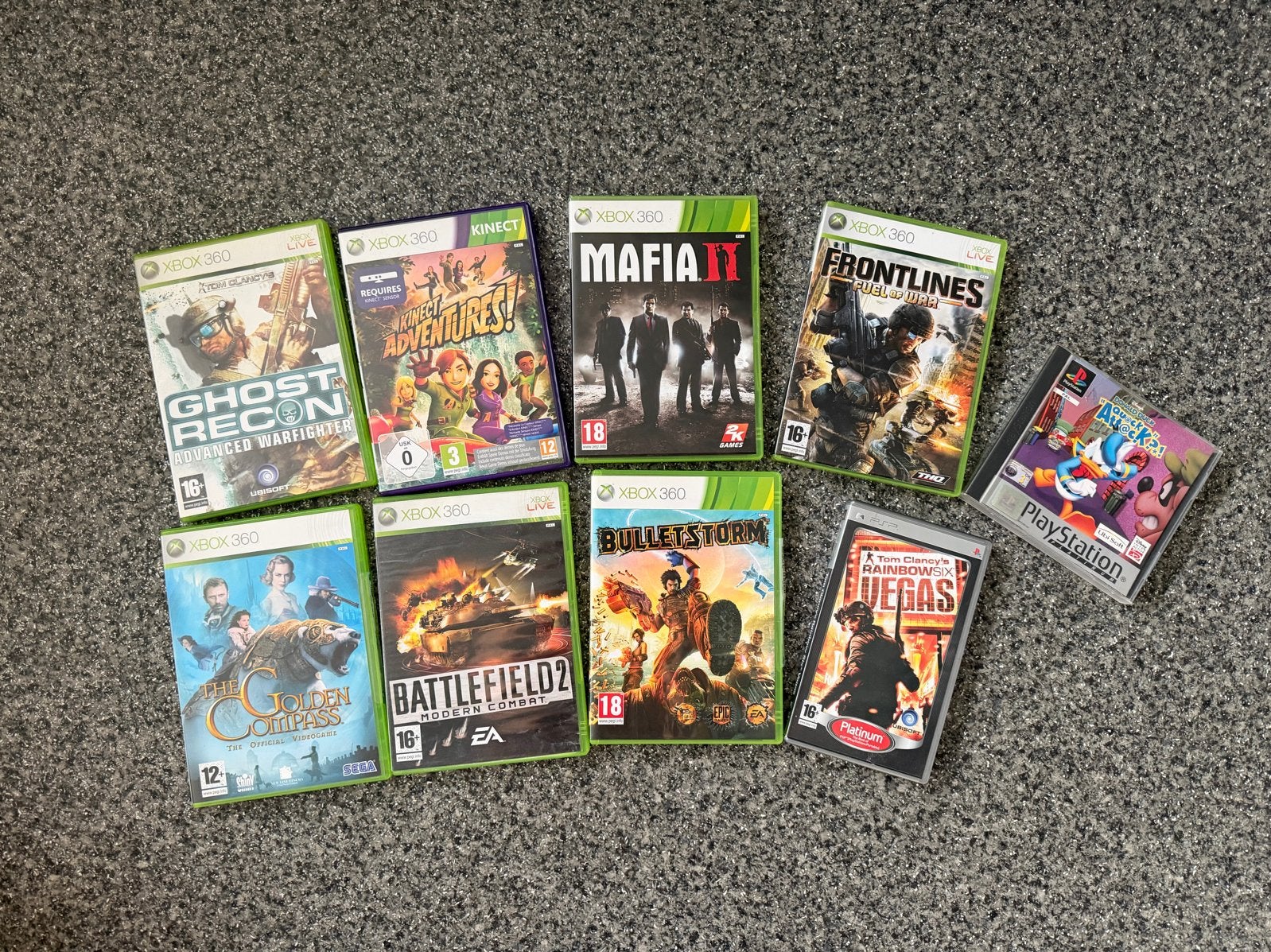 Diverse Xbox 360 & PlayStation Games - Actie, Avontuur, RPG, Avontuur en Actie, Online, Gebruikt, 1 speler