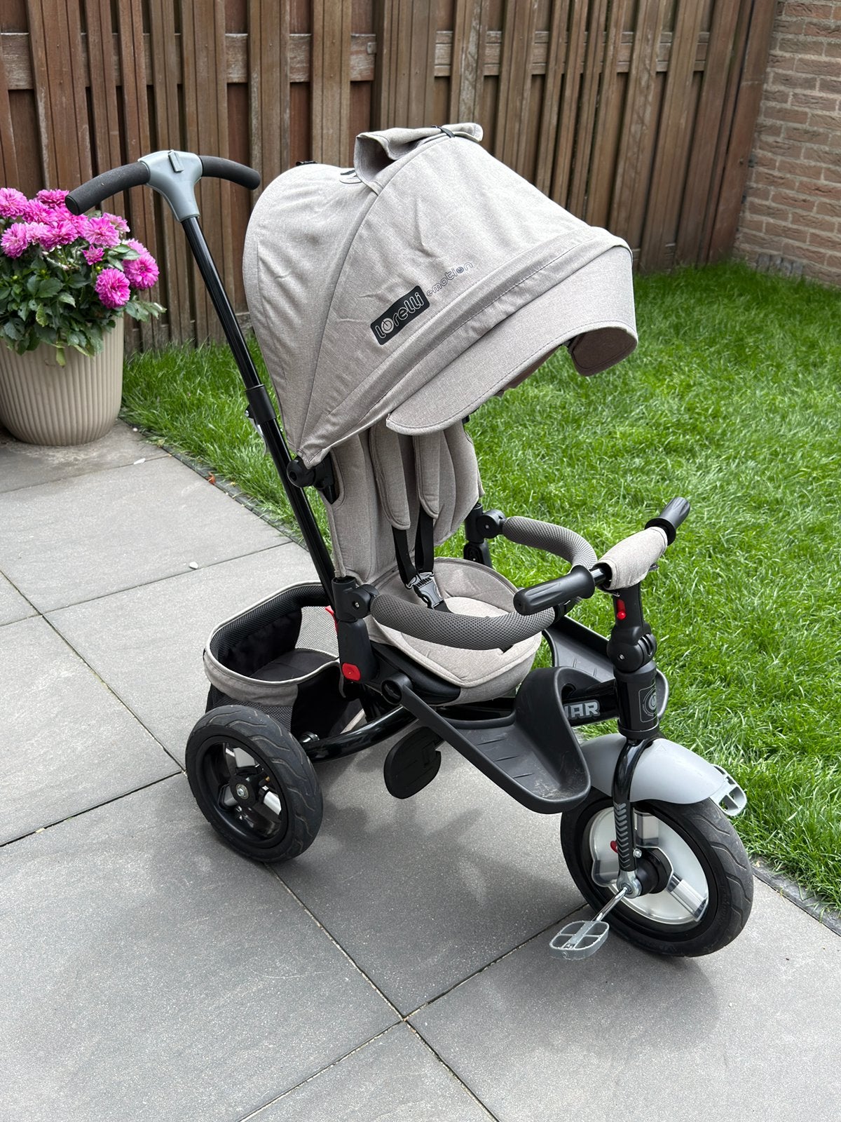 Luxe Lorelli Jaguar driewieler / meegroeifiets – ZGAN, Ophalen, Zo goed als nieuw, Trapvoertuig