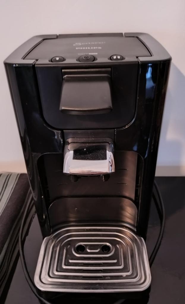 Philips Senseo Quadrant HD7865 Zwart Koffiepadapparaat, Witgoed en Apparatuur, Koffiezetapparaten, Gebruikt, Koffiemachine, Ophalen of Verzenden