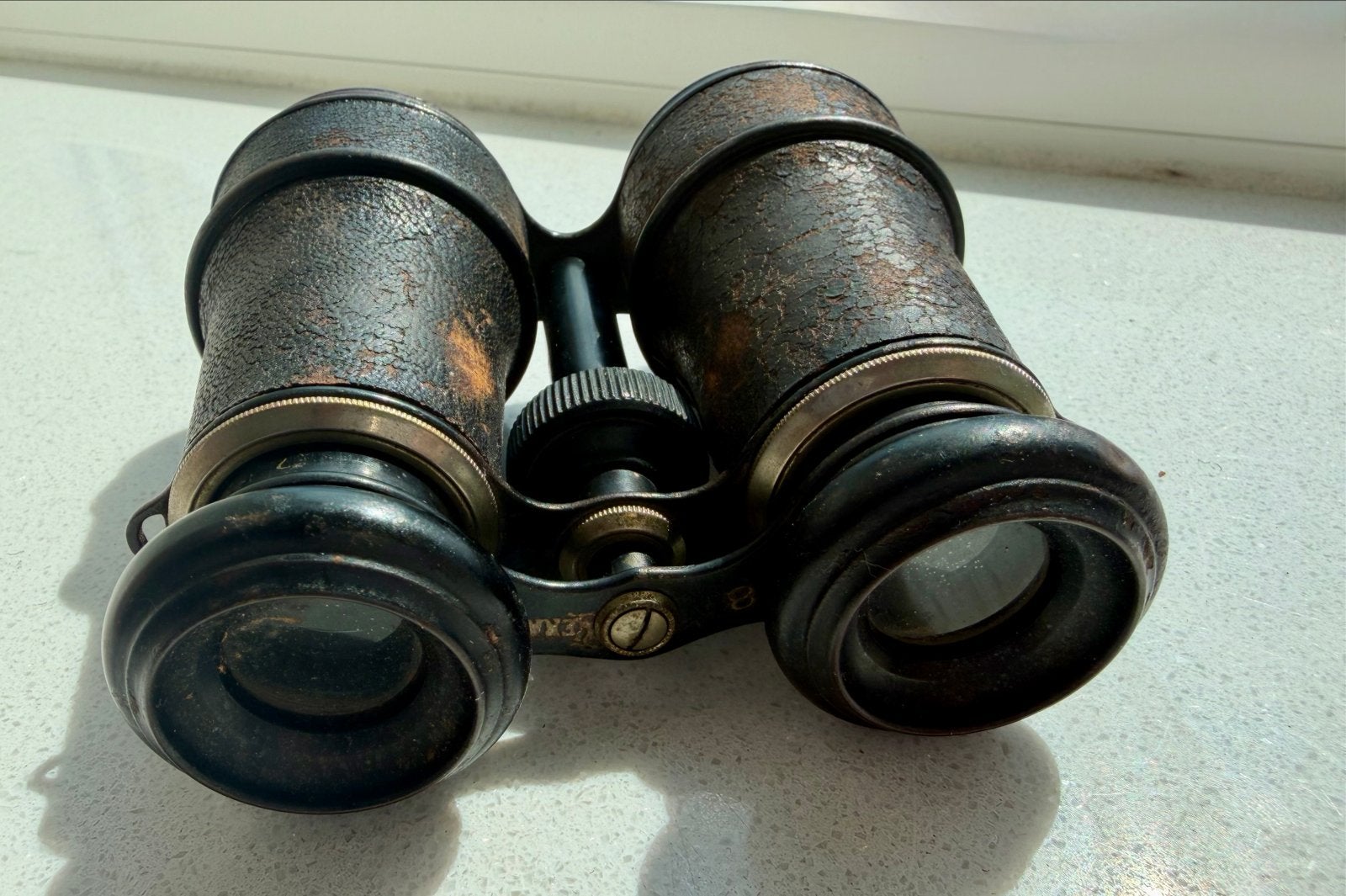 Antieke verrekijker - vintage optiek voor verzamelaars, Ophalen of Verzenden, Gebruikt, Minder dan 8x, Porro (met knik)