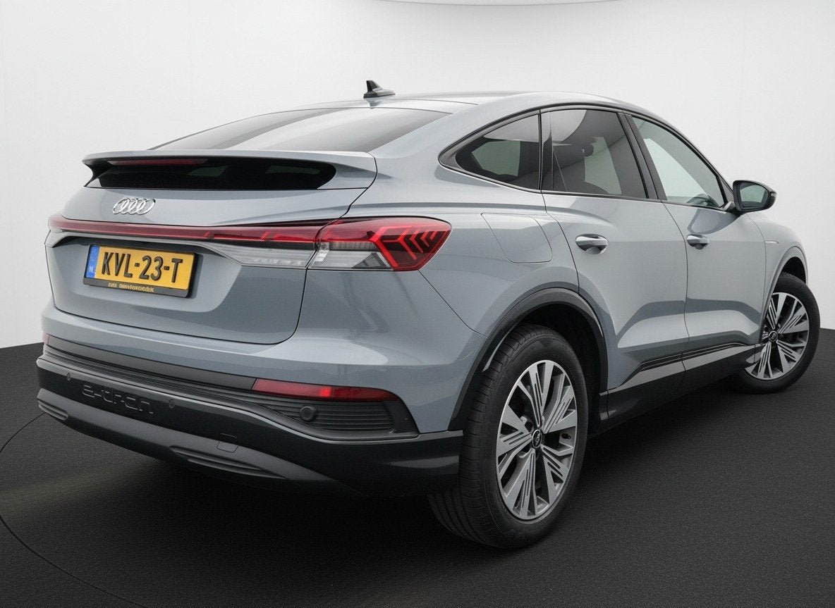 Audi Q4 Sportback e-tron 35 EDITION 170PK 55 kWh LEDER/VIRTU, Automaat, Achterwielaandrijving, Gebruikt, Zwart