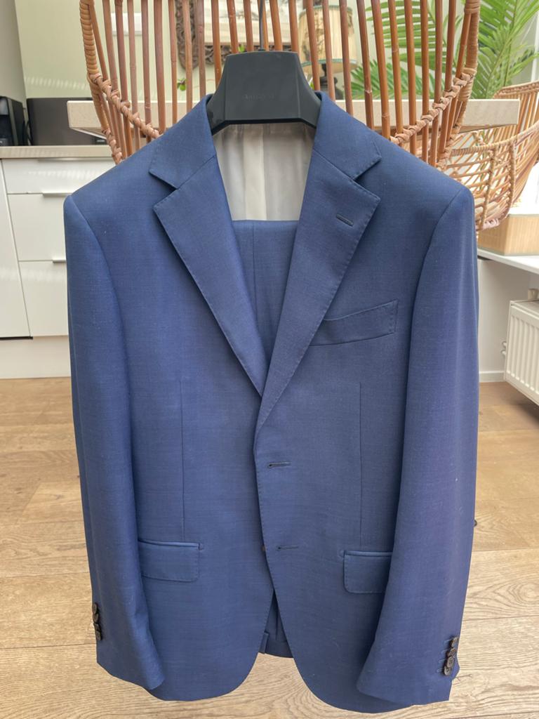 Suitsupply Napoli Pak - Blauw - Maat 46, Ophalen of Verzenden, Zo goed als nieuw, Maat 46 (S) of kleiner, Blauw