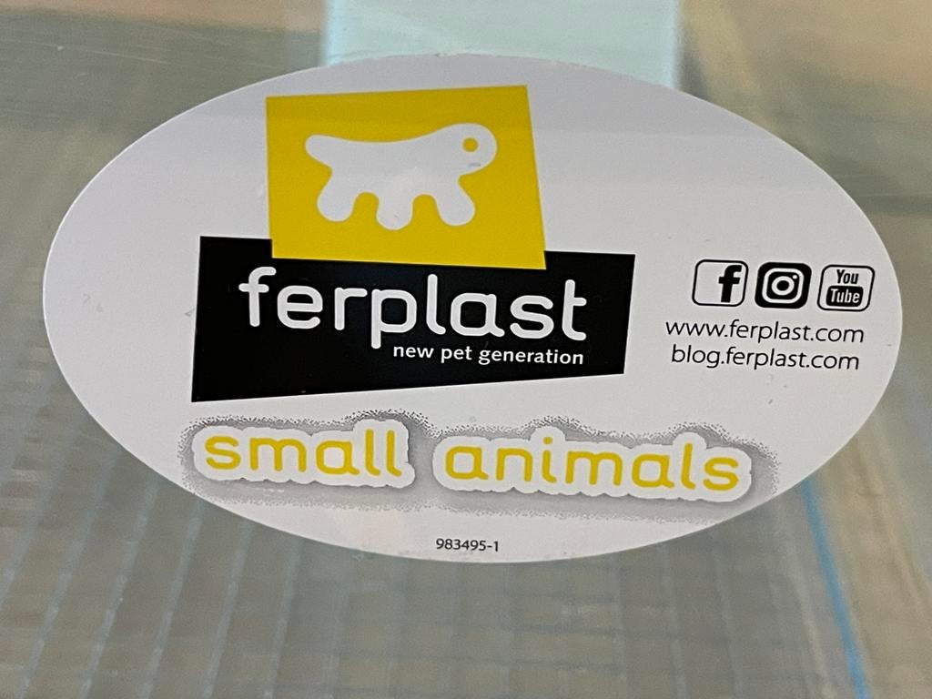 Hamsterkooi ferplast 60x40 inclusief accesoires, Ophalen, Gebruikt, Verzorging