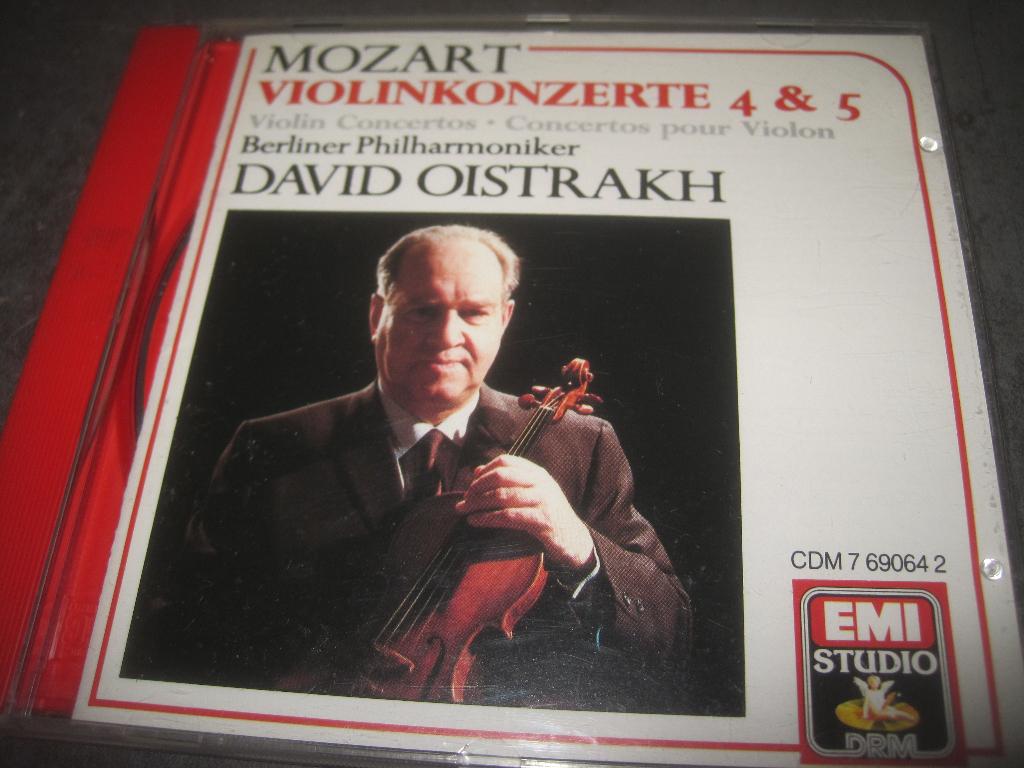 Mozart Violinkonzerte 4 & 5 David Oistrakh op EMI, Ophalen of Verzenden, Classicisme, Zo goed als nieuw, Kamermuziek