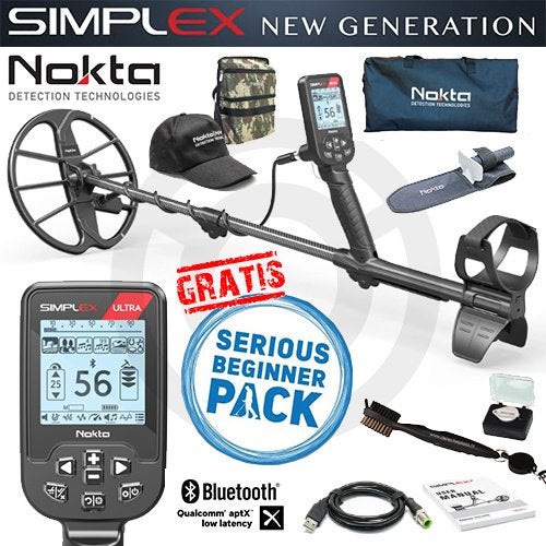 DTECTOR PLAZA Nokta Simplex Ultra GRATIS Pakket twv € 75,- !, Hobby en Vrije tijd, Overige merken, Meer dan 30 cm, Nieuw, Ophalen of Verzenden