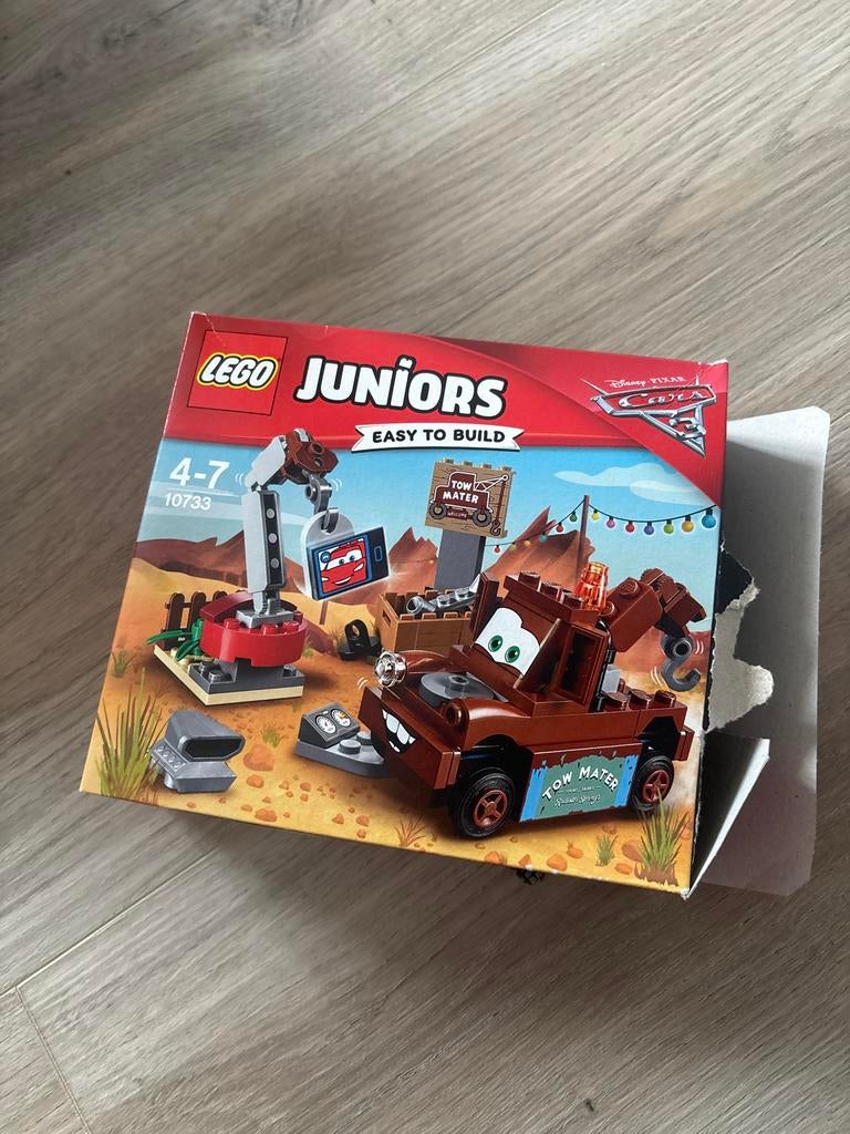 Lego Juniors Cars compleet met doos en boekje, Gebruikt, Overige thema's, Verzenden, Lego