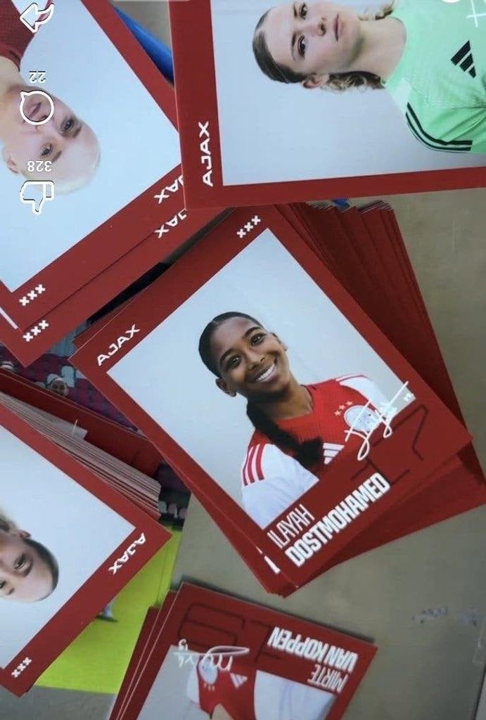 GEZOCHT: Spelerskaarten Ajax Vrouwen 2025-2026, Verzamelen, Ophalen of Verzenden, Nieuw, Ajax, Spelerskaart