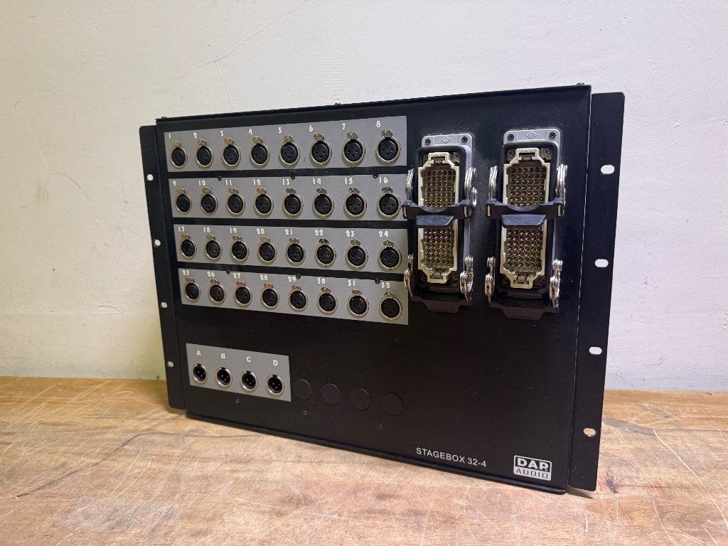 DAP Stagebox 32-4 32 in, 4 uit naar 108-pins Harting, Ophalen of Verzenden, Apparatuur