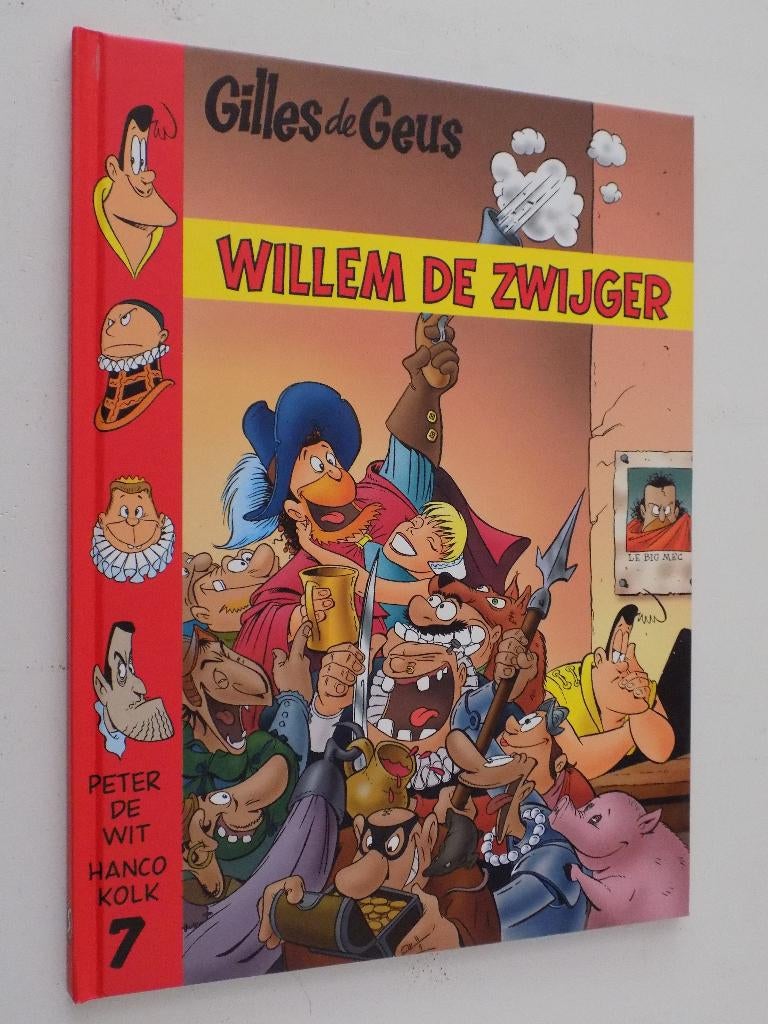 Gilles de Geus - 07_HC_Willem de Zwijger, Eén stripboek, Ophalen of Verzenden, Zo goed als nieuw