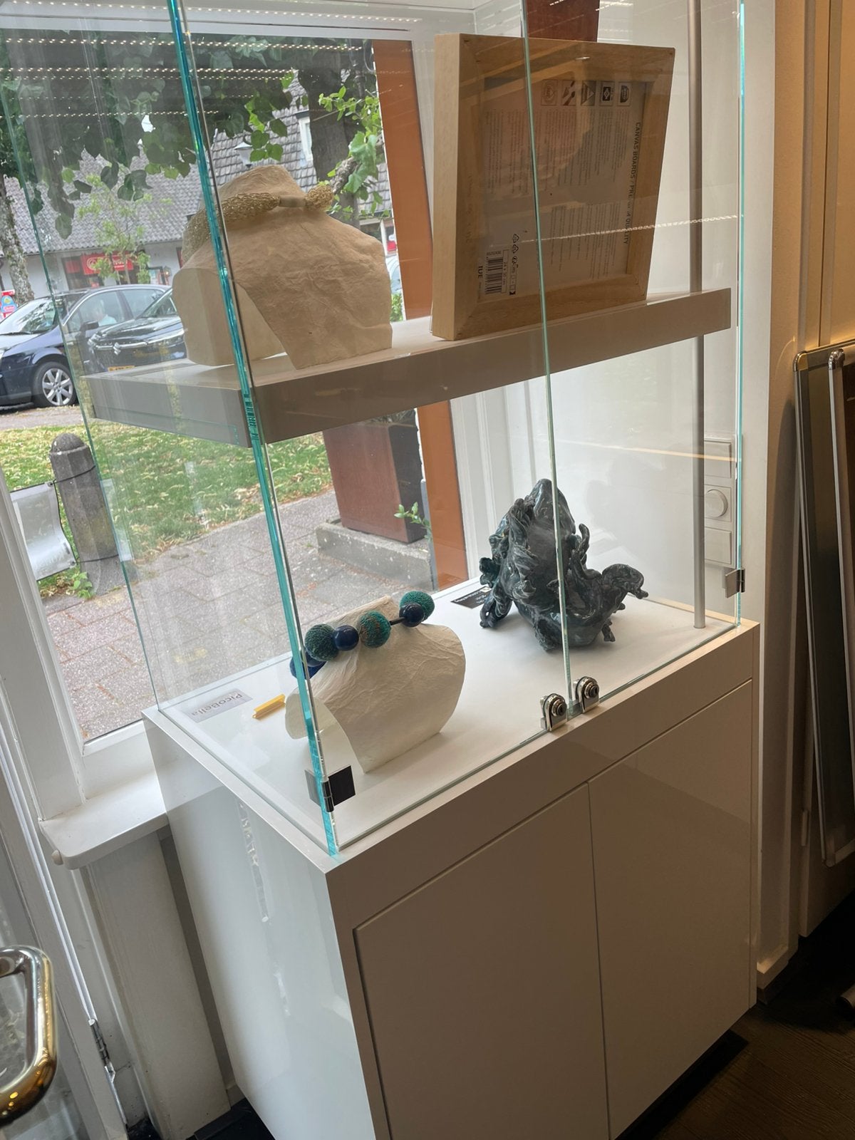 Vitrine kast , 175x80x50, Ophalen, Zo goed als nieuw