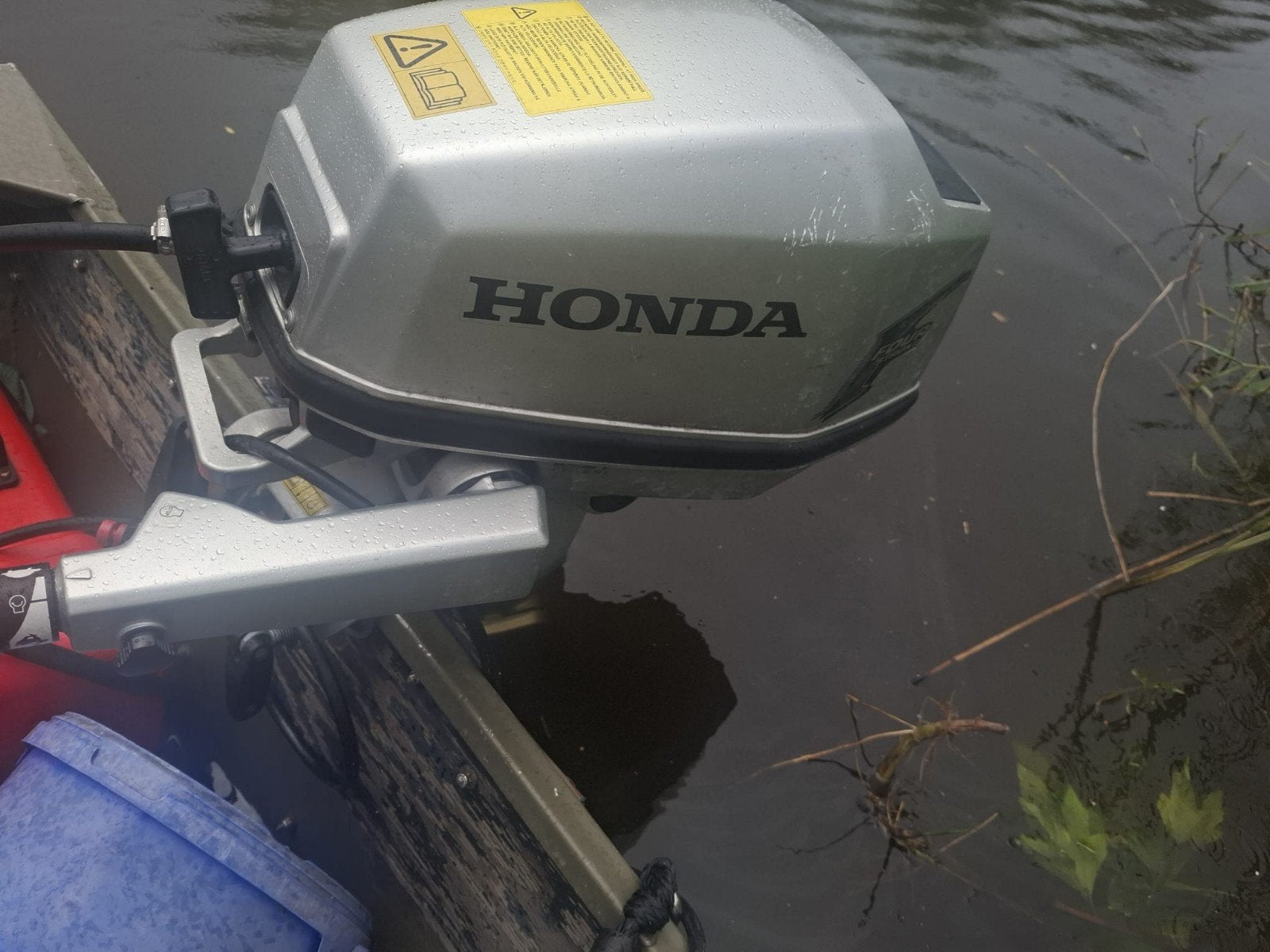 Honda 5pk kortstaart buitenboordmotor, start en loopt, Ophalen, Gebruikt, 5 tot 10 pk, Viertaktmotor