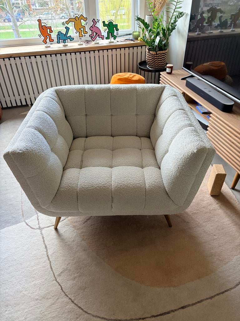 Anderhalfzits fauteuil (opknapper!), Ophalen, Zo goed als nieuw, 75 tot 100 cm