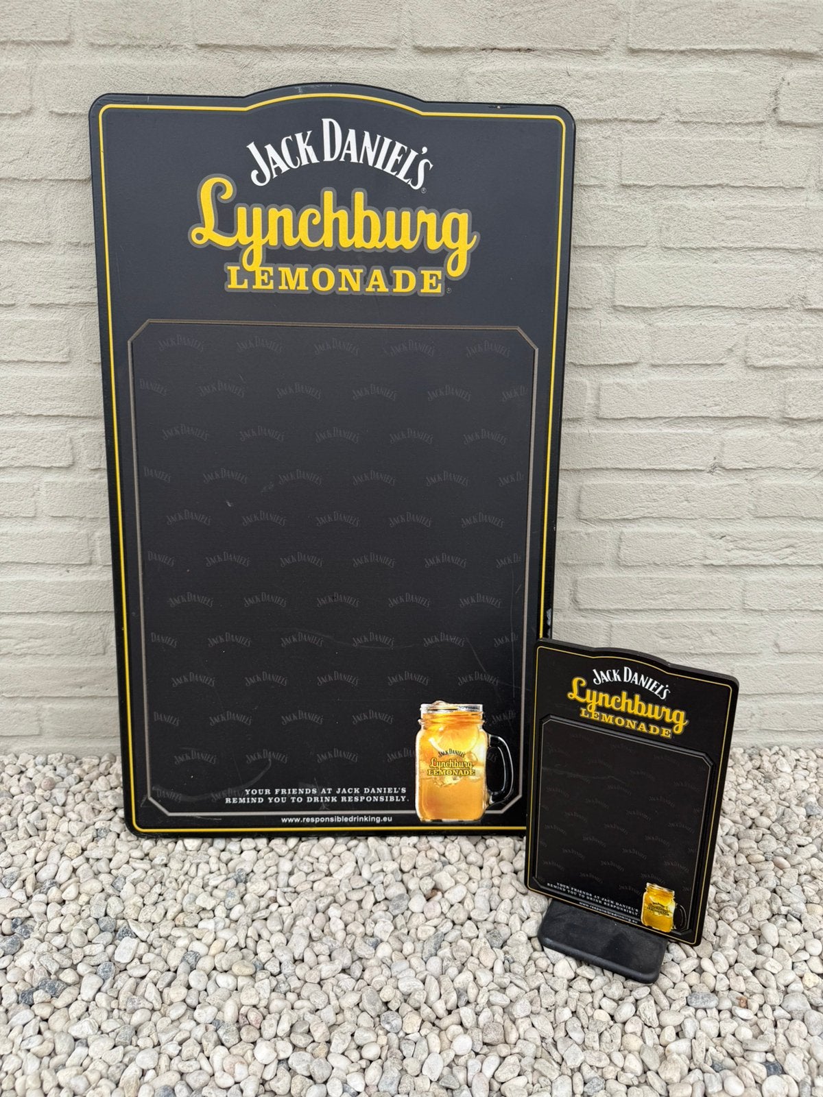 Groot jack daniels reclame bord, Ophalen, Zo goed als nieuw, Reclamebord