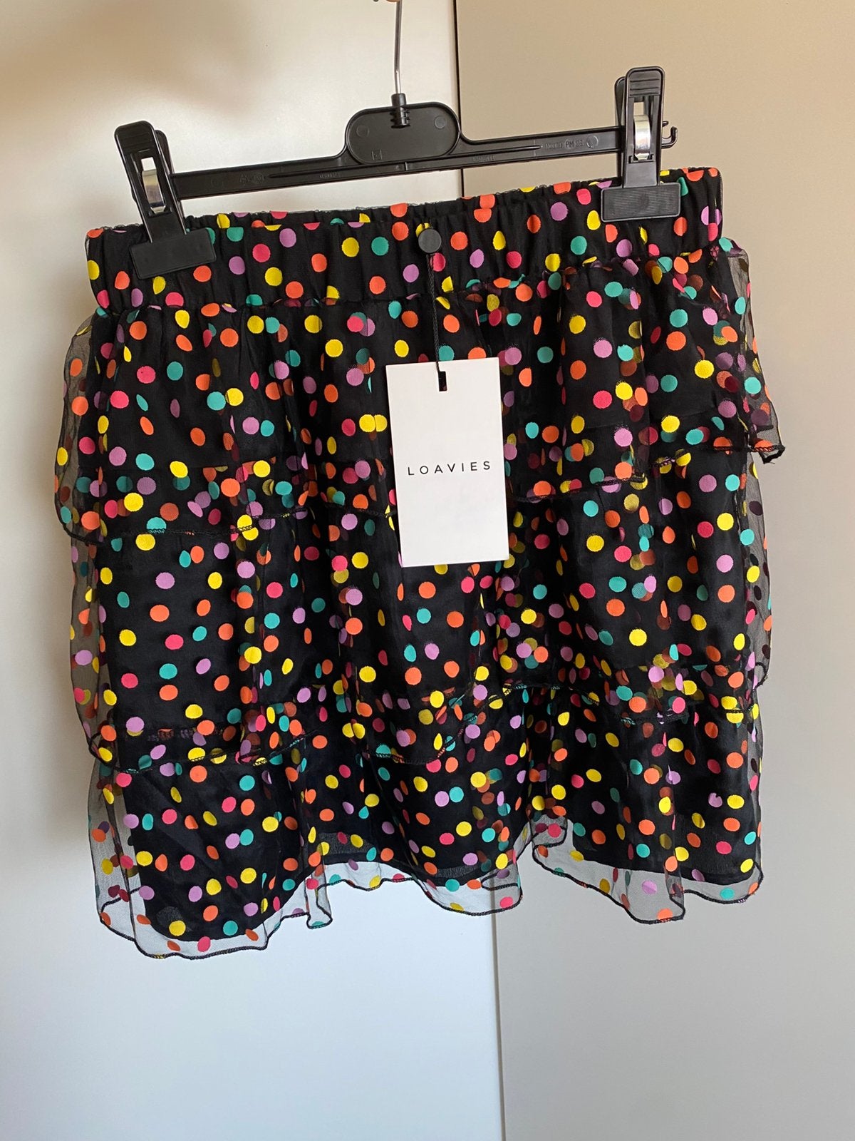 Nieuw rokje met gekleurde stippen Loavies, Kleding | Dames, Rokken, Maat 38/40 (M), Meerkleurig, Nieuw, Ophalen of Verzenden