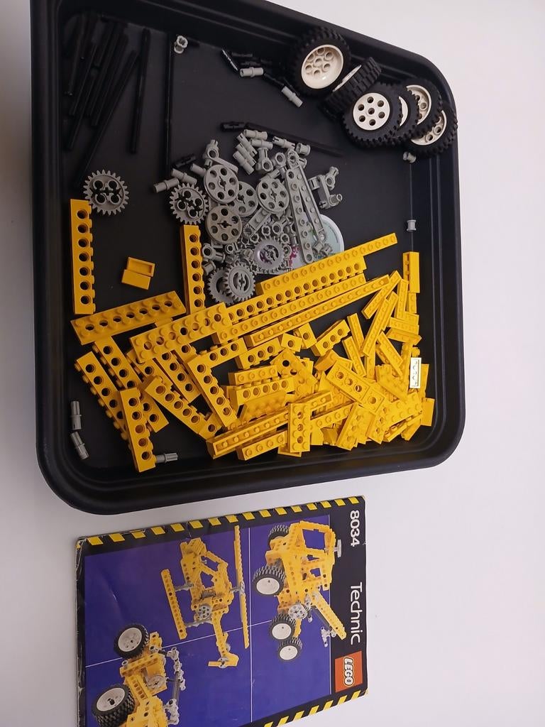 Lego technic 8034 compleet met boekje, zelf op te bouwen, Ophalen of Verzenden