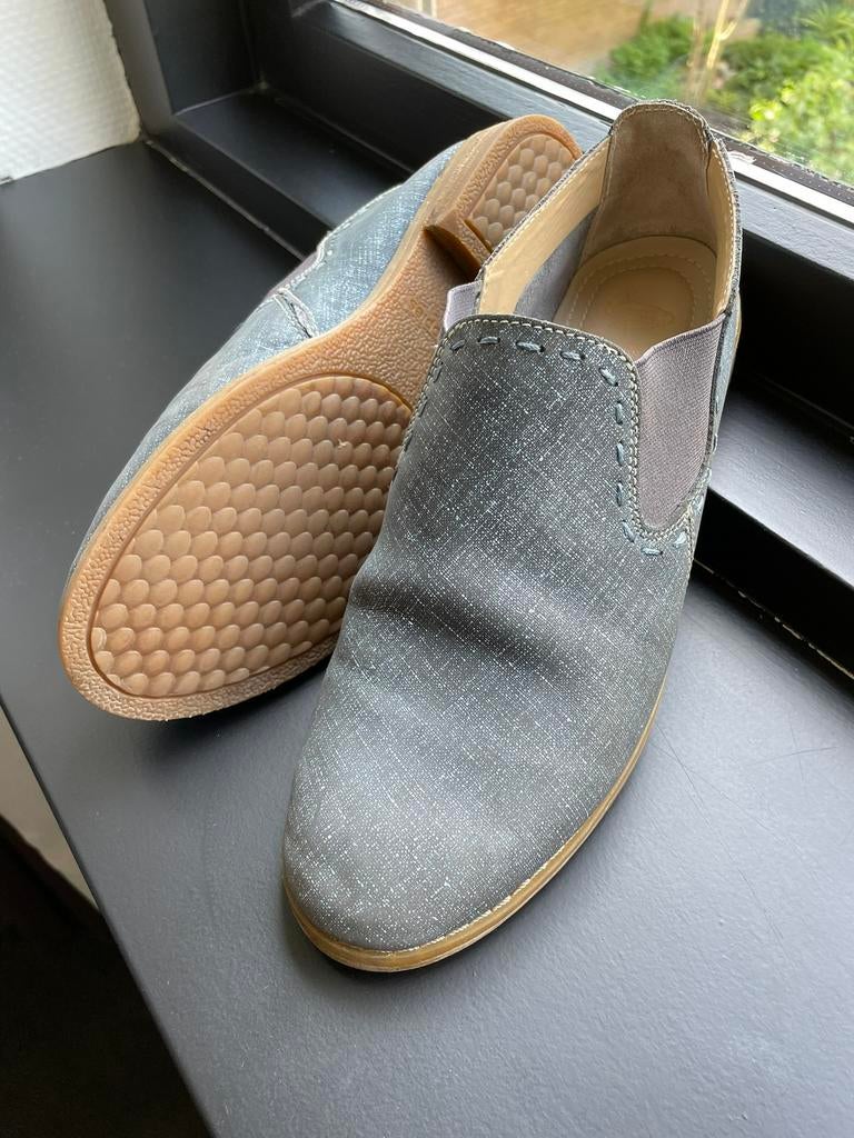 Hush Puppies loafers jeansblauw maat 39, Ophalen of Verzenden, Zo goed als nieuw, Instappers