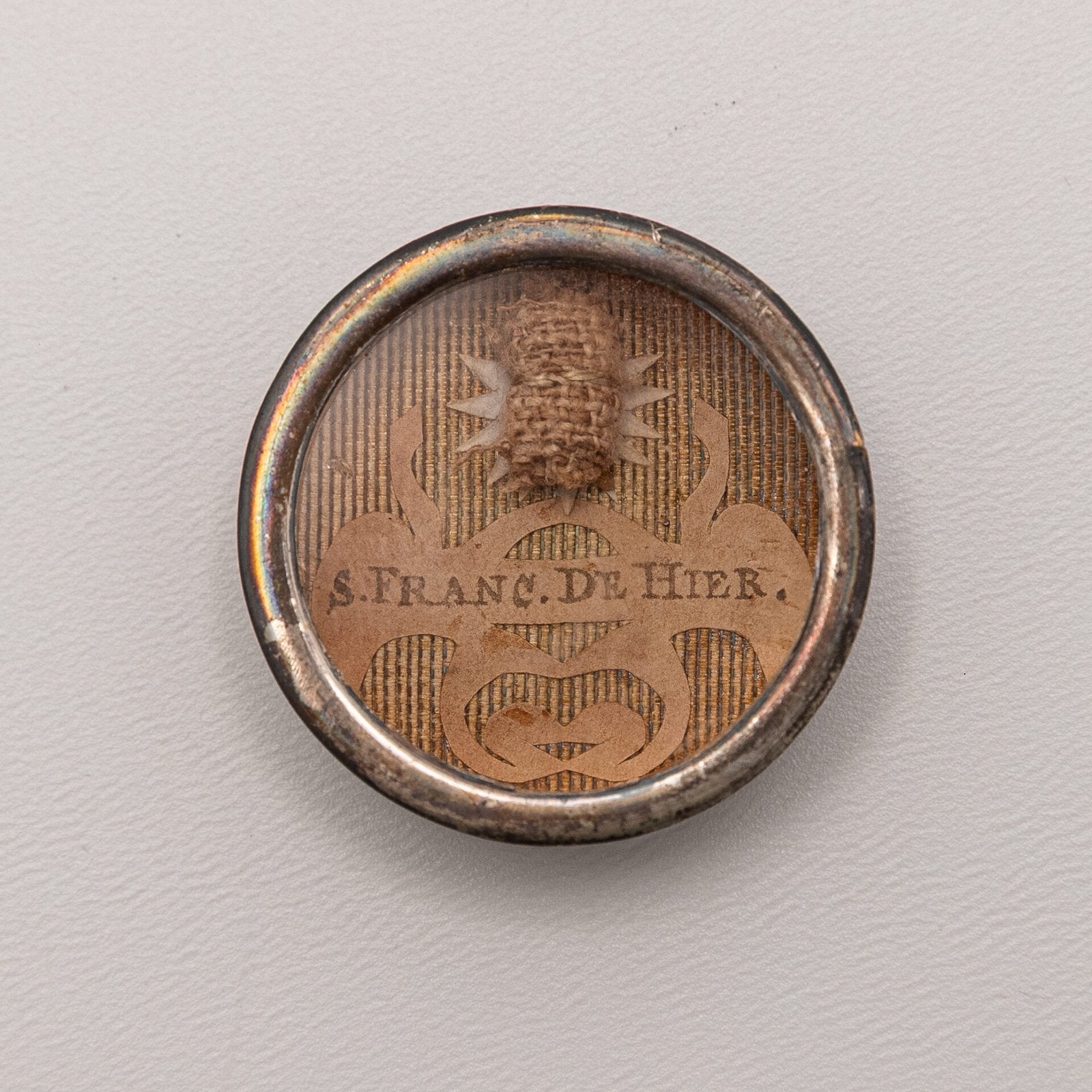 Relikwie Heilige Franciscus van Hiëronymus, Antiek en Kunst, Antiek | Religie, Ophalen of Verzenden