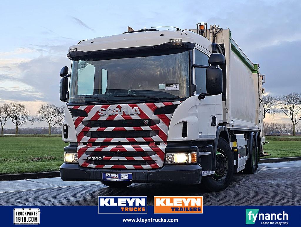 SCANIA P340 cng gas 6x2*4 vdk, Auto's, Vrachtwagens, Automaat, Elektrische buitenspiegels, Euro 6, Scania
