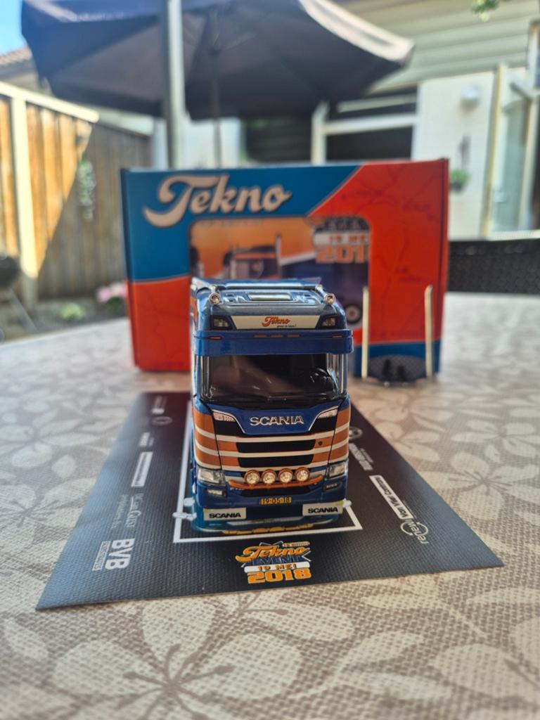 Tekno scania tekni event 2018, Ophalen of Verzenden, Zo goed als nieuw, Bus of Vrachtwagen, Tekno