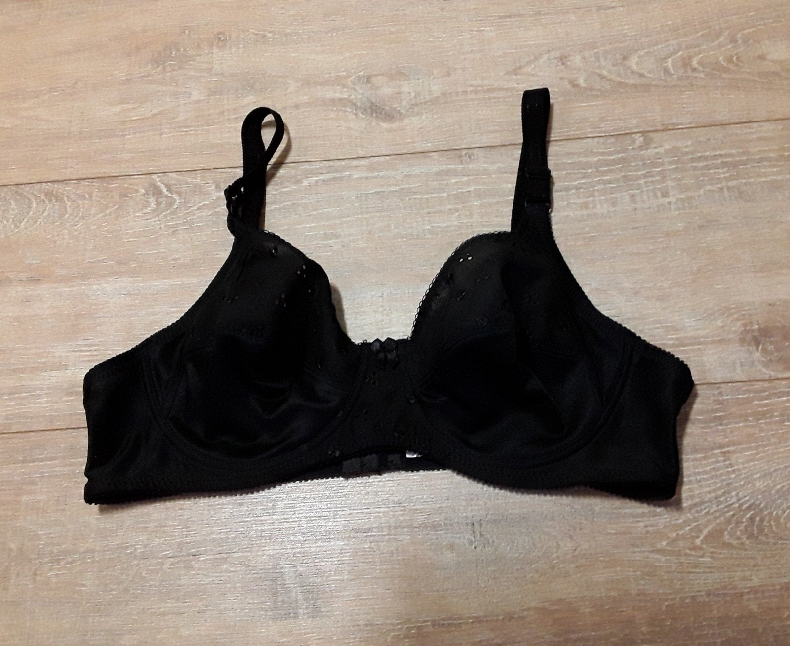 Zwarte beugel bh 85C, voorgevormd 85D 80F lingerie, jurk, Ophalen of Verzenden, Zwart, BH