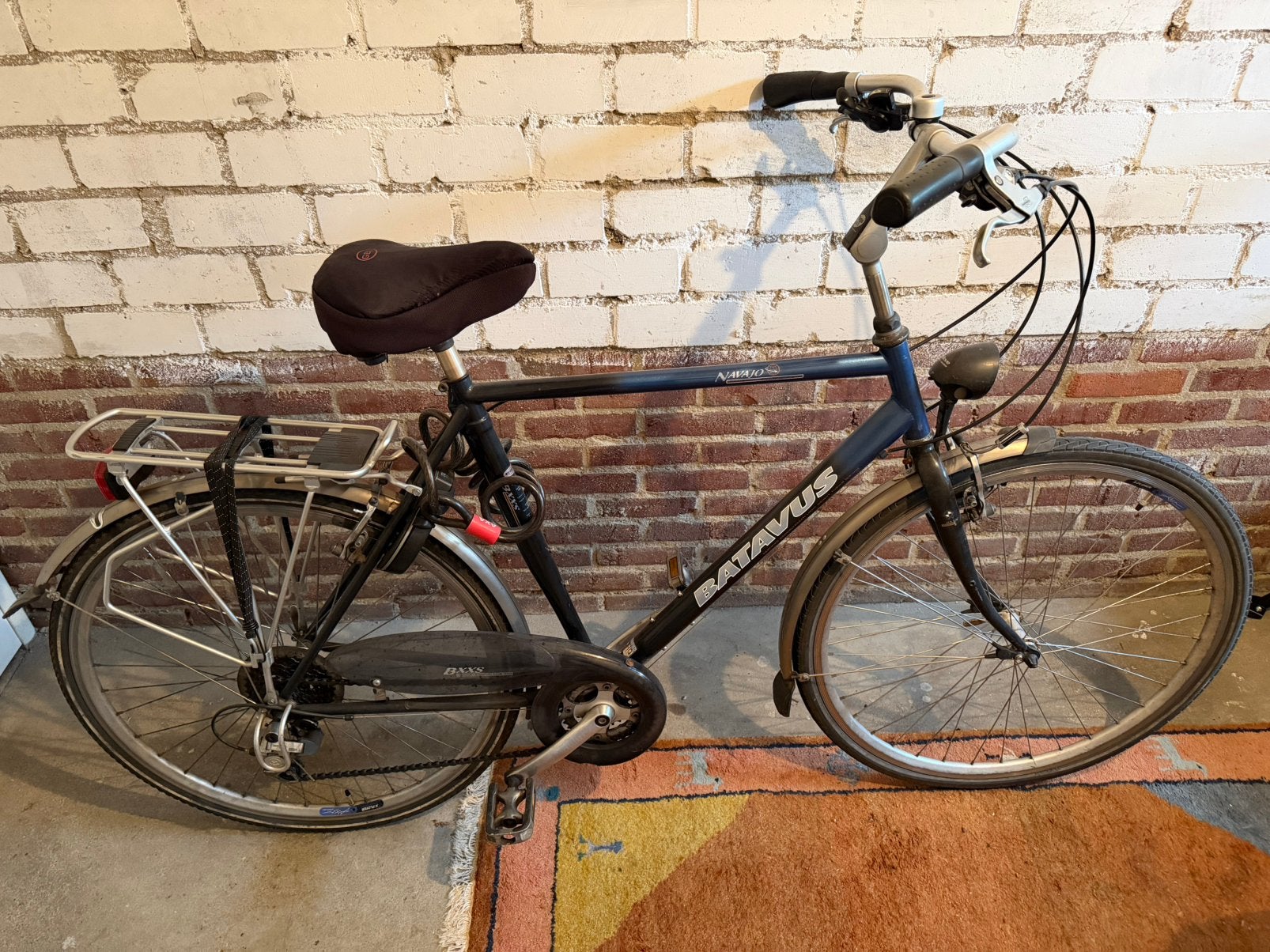 Batavus Navajo herenfiets, 28 inch, V-brakes, Ophalen, Gebruikt, Velgrem, Batavus
