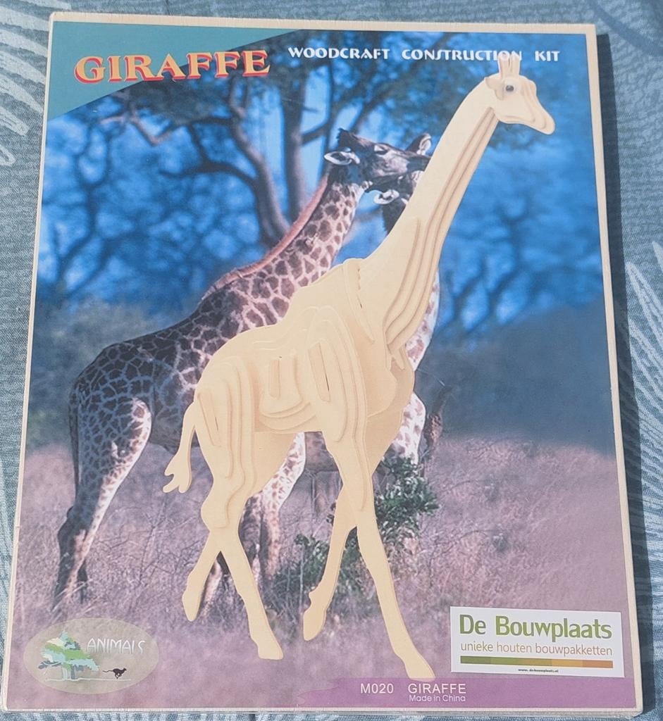 Woodcraft bouwpakket giraffe, Ophalen of Verzenden, Nieuw