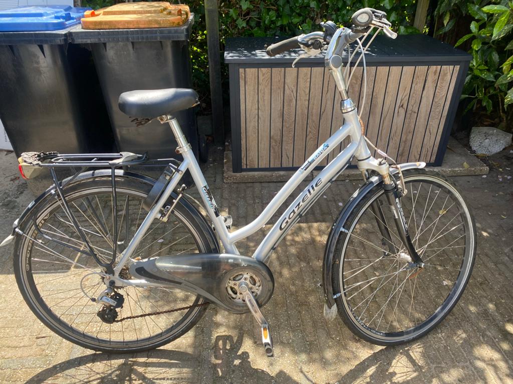Gazelle Bahia Damesfiets - Gebruikt, Fietsen en Brommers, Fietsen | Dames | Damesfietsen, Ophalen, Velgrem, Versnellingen, Gazelle