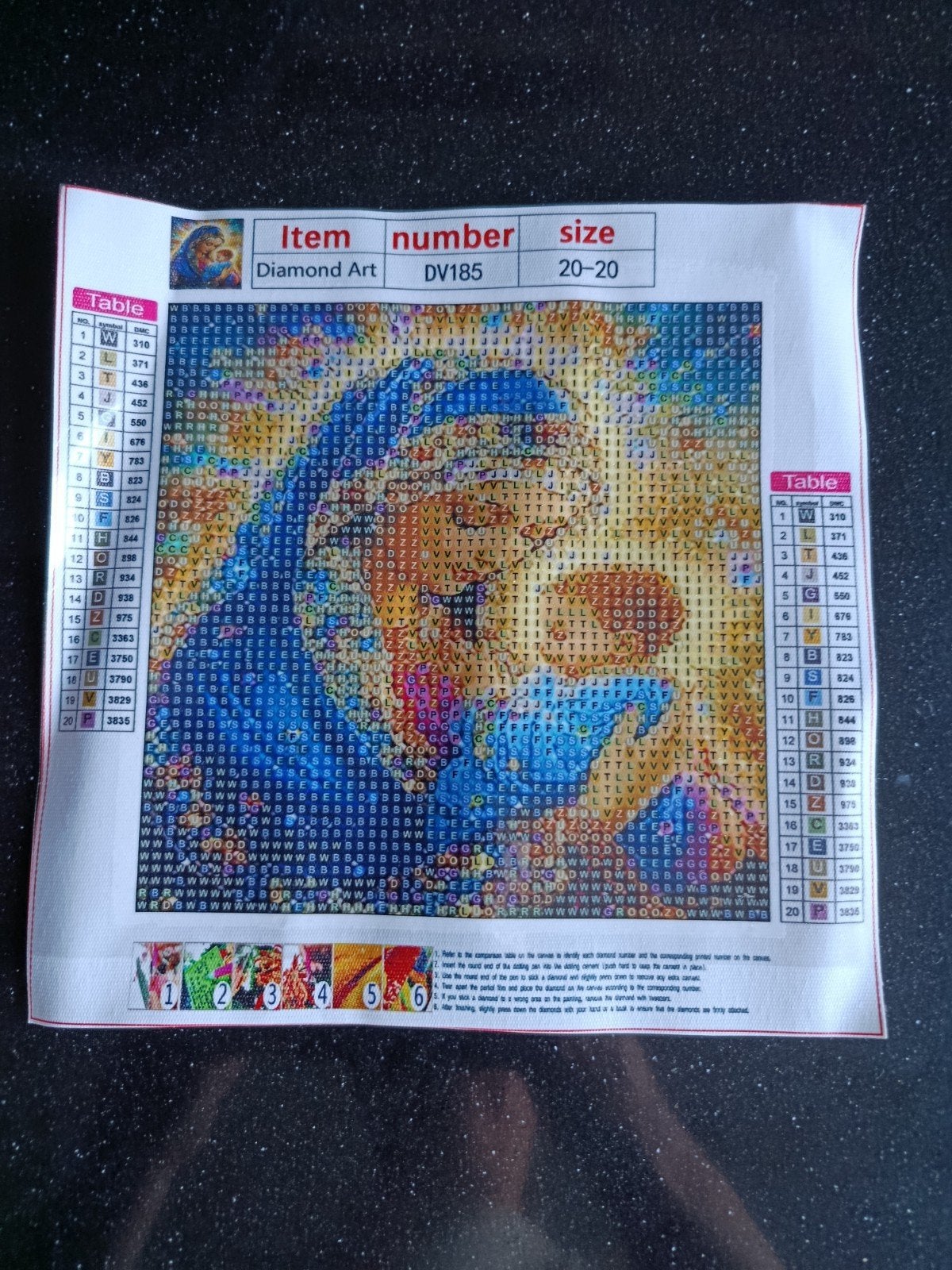 Diamant painting,, Overige thema's, Diamond painting, Nieuw, Meerkleurig