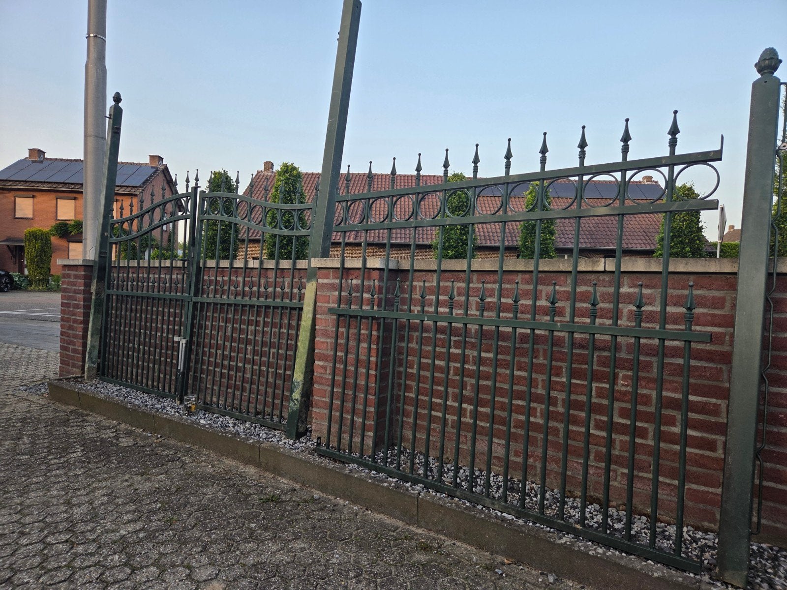 Mooie poort met zijstuk, Tuin en Terras, Tuinhekken en Hekwerk, Ophalen, IJzer, Sierhekwerk