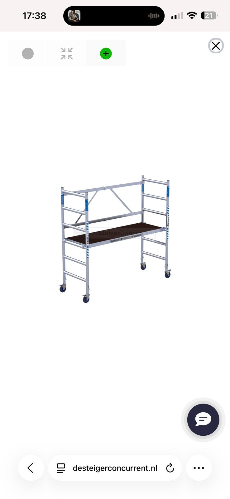 Rolstijger te huur, Ophalen, Zo goed als nieuw, Rolsteiger of Kamersteiger, 5 meter of hoger