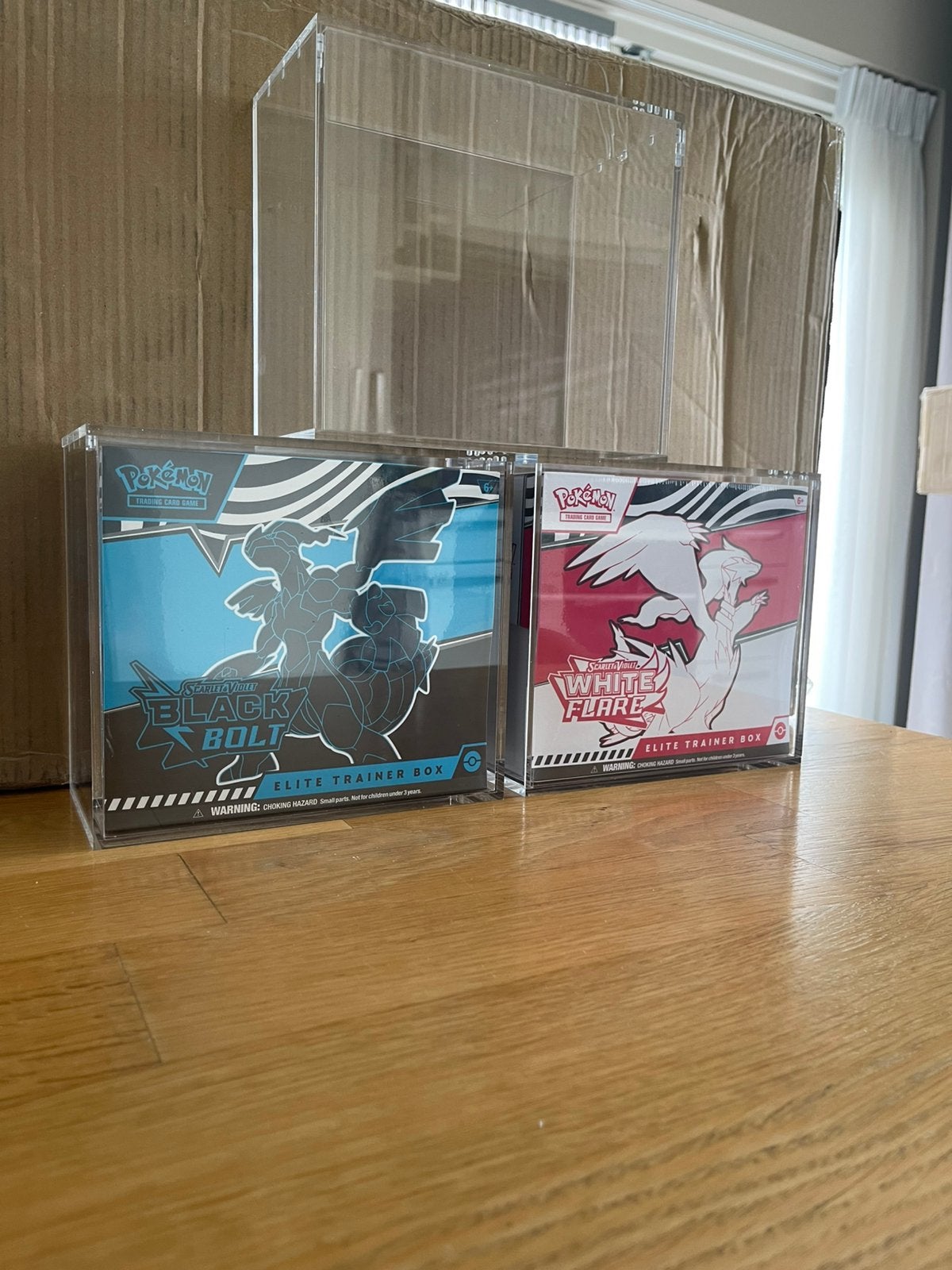 Acryl case voor elite trainer box pokemon, Ophalen of Verzenden, Zo goed als nieuw, Boosterbox