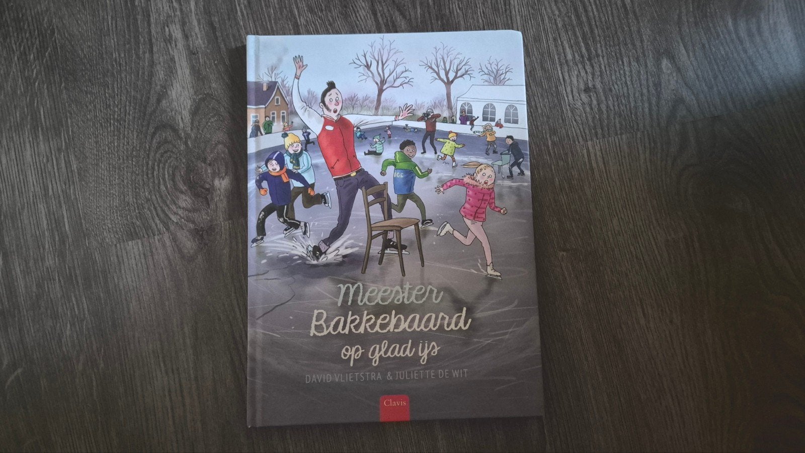 Meester Bakbaard op glad ijs - David Vlietstra, Ophalen of Verzenden, Zo goed als nieuw, David Vlietstra & Juliette de Wit, Fictie algemeen