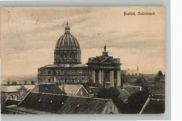 Oudenbosch Basiliek  st 1919 uitg M.Hopstaken, Ophalen of Verzenden, Voor 1920, Gelopen, Noord-Brabant