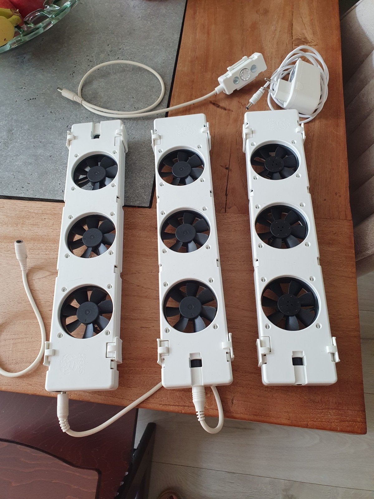 Set van 3 stuks Radiator Ventilator, Doe-het-zelf en Verbouw, Verwarming en Radiatoren, Ophalen of Verzenden, Gebruikt, Radiator