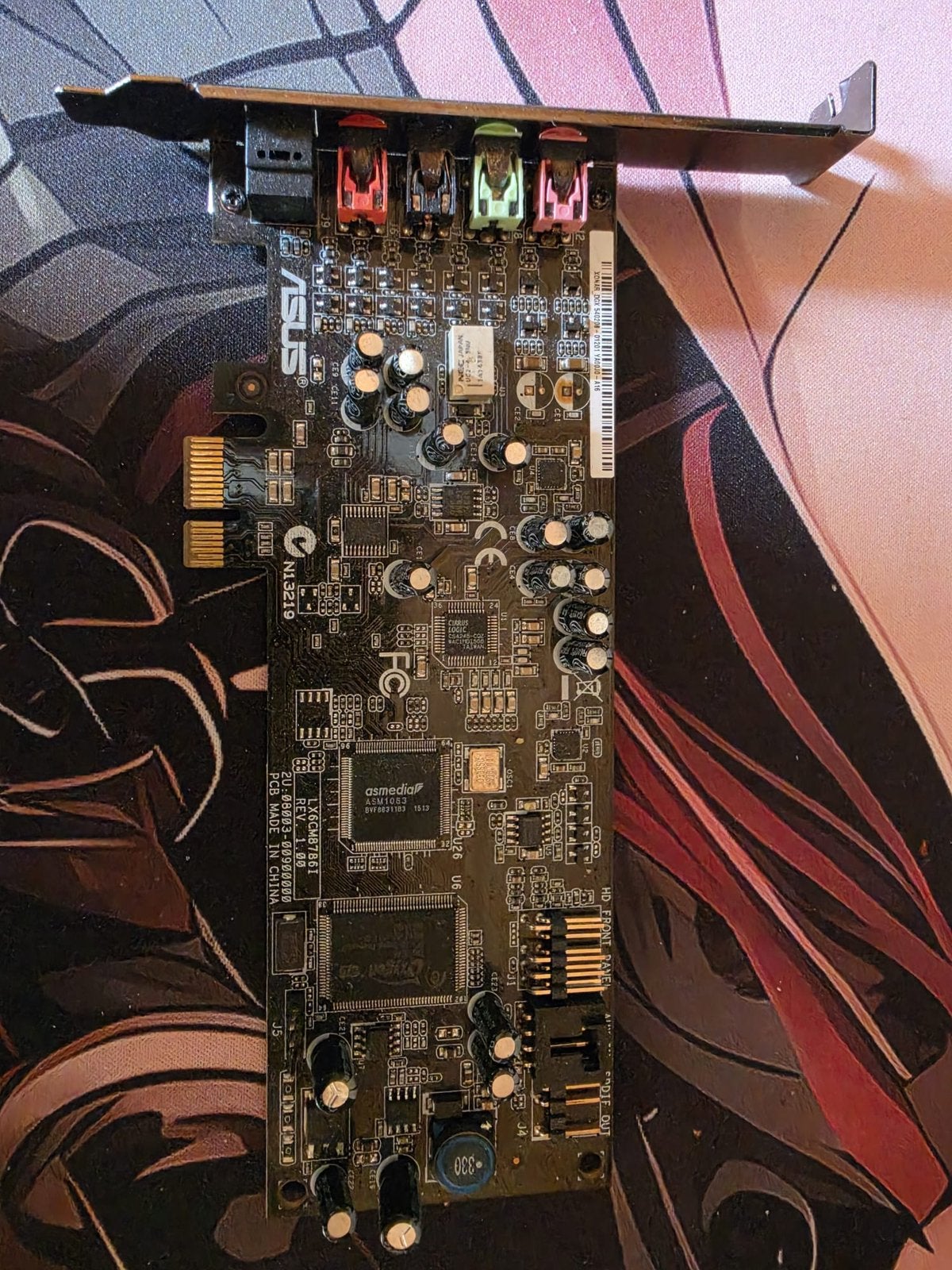 ASUS Xonar DGX 5.1 PCIe geluidskaart – Dolby – ongetest, Ophalen of Verzenden, Zo goed als nieuw