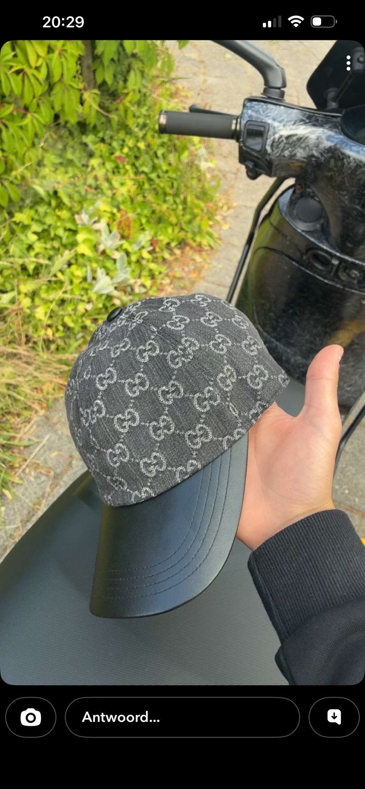 Zwart gg pet, Ophalen, Zo goed als nieuw