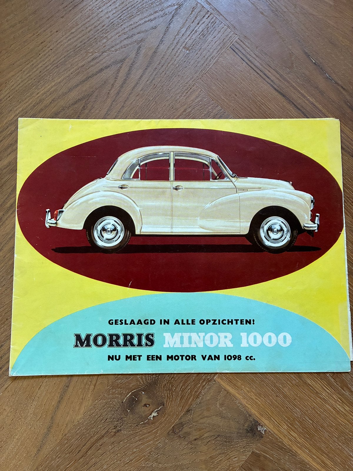 Morris Minor 1000 brochure, Verzenden, Zo goed als nieuw, Overige merken