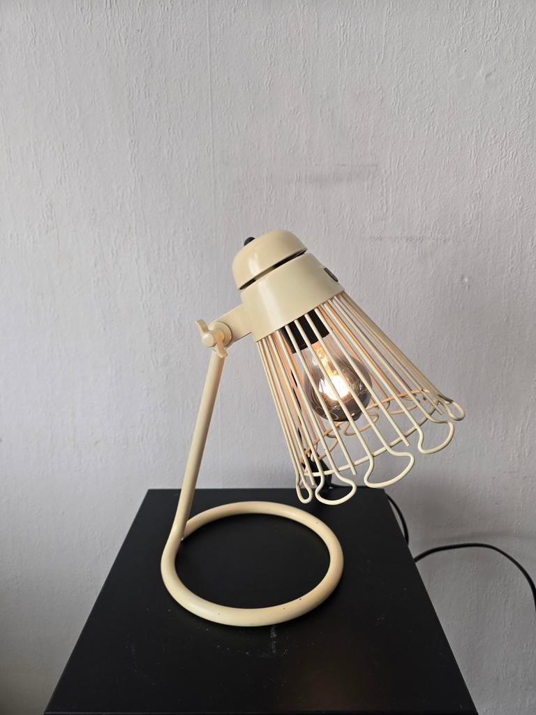 Vintage Design Tafellamp met Nieuwe Bedrading en LED Lamp, Huis en Inrichting, Lampen | Tafellampen, Ophalen of Verzenden, Minder dan 50 cm